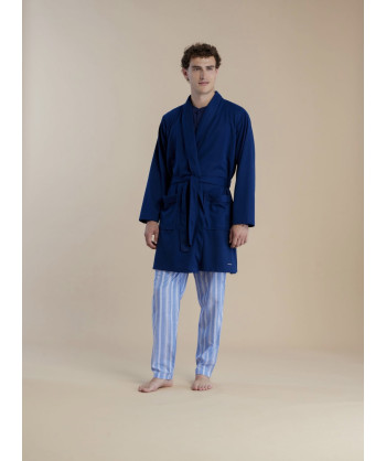 VESTAGLIA UOMO COTONE MANICA L