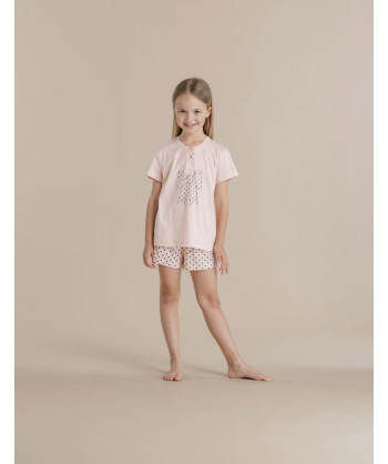 PIGIAMA BAMBINA COTONE MANICA