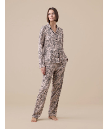 PIGIAMA DONNA CALDO COTONE