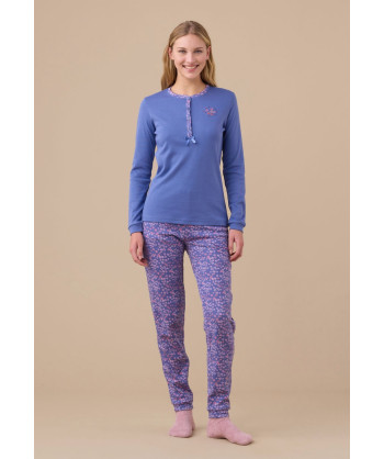 PIGIAMA DONNA CALDO COTONE