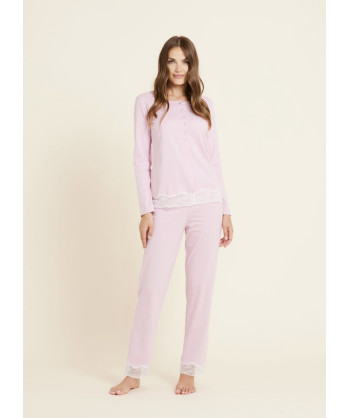 PIGIAMA DONNA COTONE LUNGO