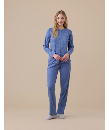 PIGIAMA DONNA CALDO COTONE