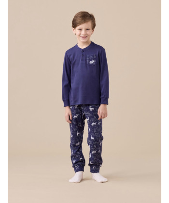 PIGIAMA BAMBINO CALDO COTONE