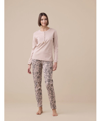 PIGIAMA DONNA CALDO COTONE