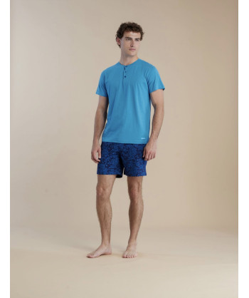 PIGIAMA UOMO COTONE MANICA COR