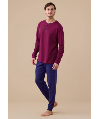 PIGIAMA UOMO CALDO COTONE