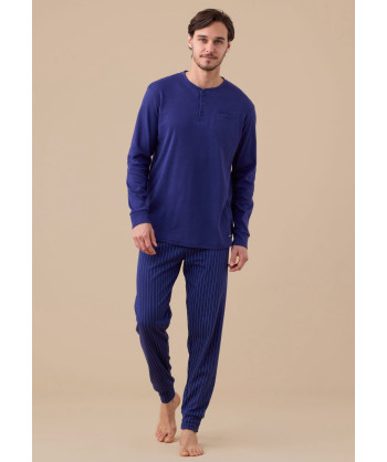 PIGIAMA UOMO CALDO COTONE