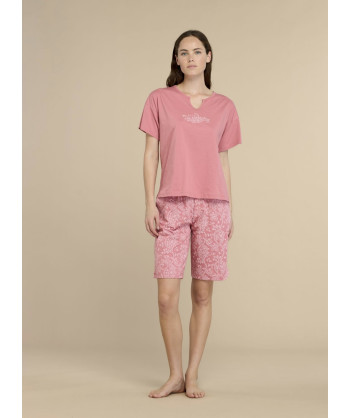 PIGIAMA DONNA COTONE MANICA CO