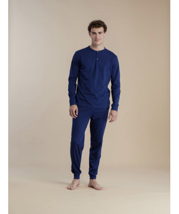 PIGIAMA UOMO COTONE MANICA LUN