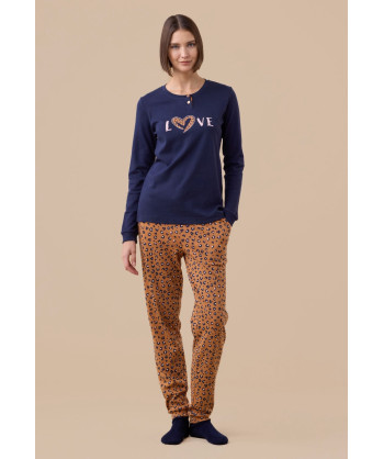 PIGIAMA DONNA CALDO COTONE