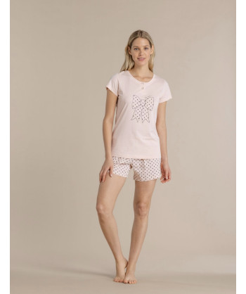 PIGIAMA DONNA COTONE MANICA CO