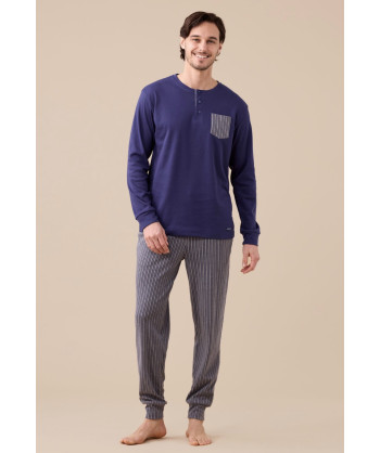 PIGIAMA UOMO CALDO COTONE FELP