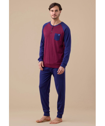 PIGIAMA UOMO CALDO COTONE