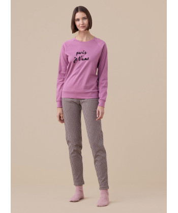 PIGIAMA DONNA CALDO COTONE