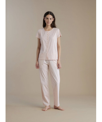 PIGIAMA DONNA COTONE MANICA CO