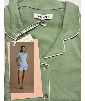 PIGIAMA DONNA COTONE MANICA CO