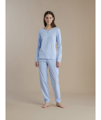 PIGIAMA DONNA PLUS COTONE