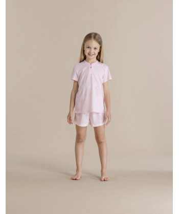 PIGIAMA BAMBINA COTONE MANICA