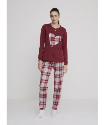 PIGIAMA DONNA CALDO COTONE