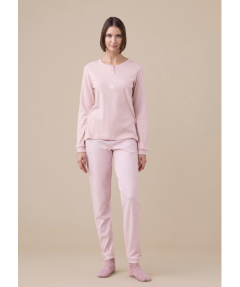 PIGIAMA DONNA CALDO COTONE