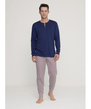 PIGIAMA UOMO CALDO COTONE