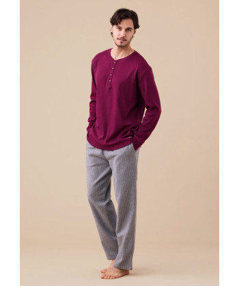 PIGIAMA UOMO CALDO COTONE