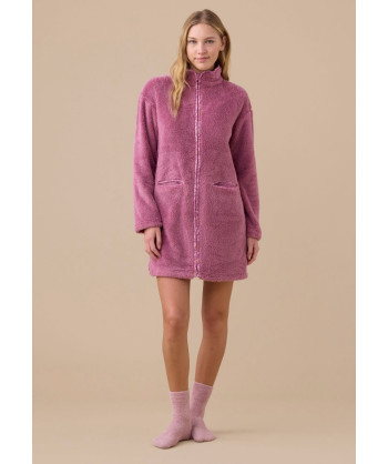 VESTAGLIA DONNA ECO PELLICCIA