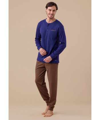 PIGIAMA UOMO CALDO COTONE