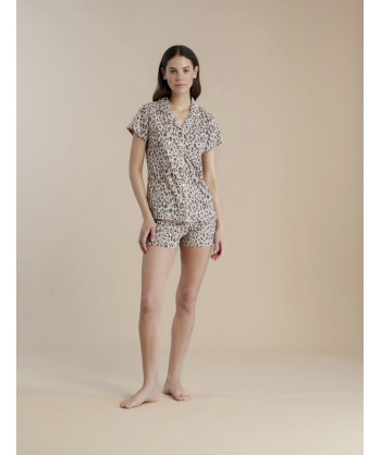 PIGIAMA DONNA COTONE MANICA CO