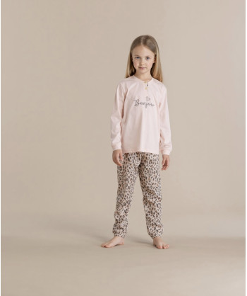 PIGIAMA BAMBINA COTONE MANICA