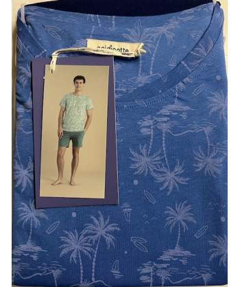 PIGIAMA UOMO COTONE MANICA COR