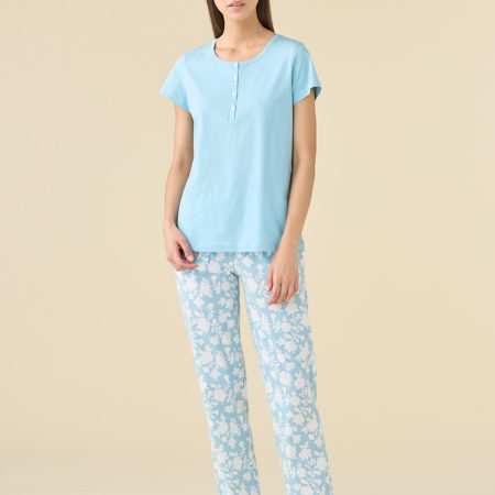 PIGIAMA DONNA COTONE MAN.CORTA