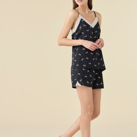 PIGIAMA DONNA VISCOSA BRETELLI