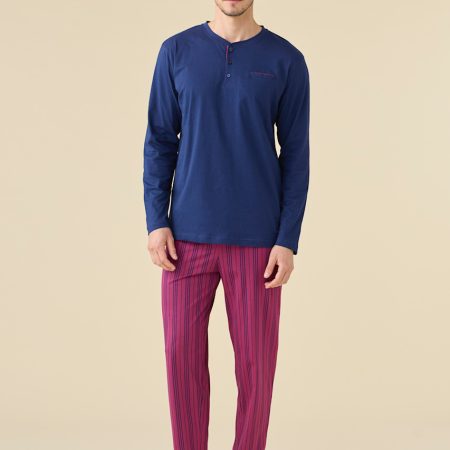 PIGIAMA UOMO JERSEY DI COTONE