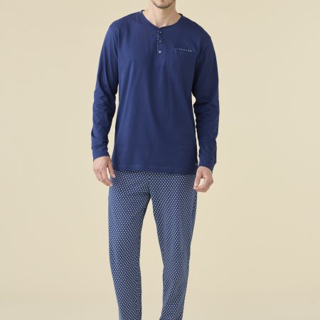 PIGIAMA UOMO JERSEY DI COTONE