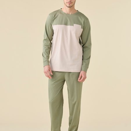 PIGIAMA UOMO JERSEY DI COTONE