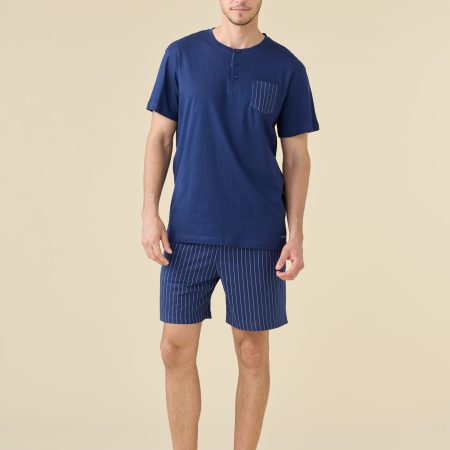 PIGIAMA UOMO JERSEY DI COTONE