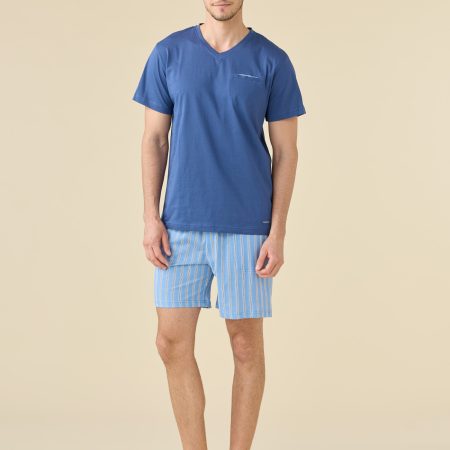 PIGIAMA UOMO JERSEY DI COTONE