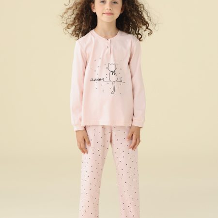 PIGIAMA BAMBINA COTONE MANICA