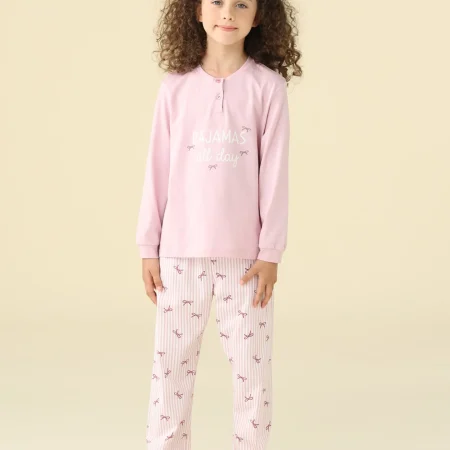PIGIAMA BAMBINA COTONE MANICA
