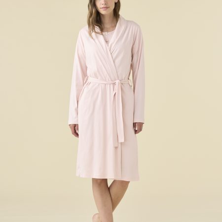 VESTAGLIA DONNA COTONE ROSA MA