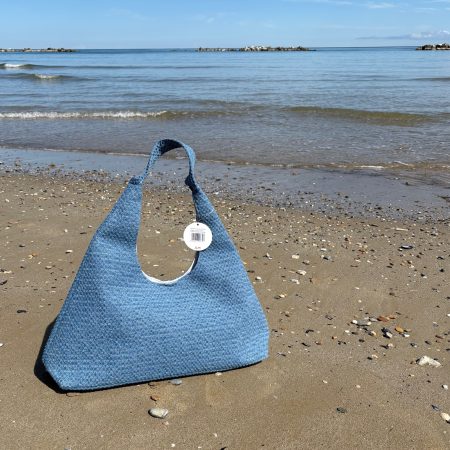BORSA CON CHIUSURA A CLIPS COT